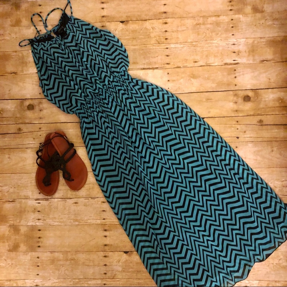 (Duplicate) Enfocus mint & black chevron maxi 6P
